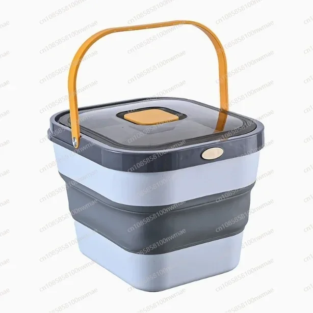 Kitchen supplies storage pet ration bucket, folding rice box, folding rice bucket, household rice bucket moisture-proof