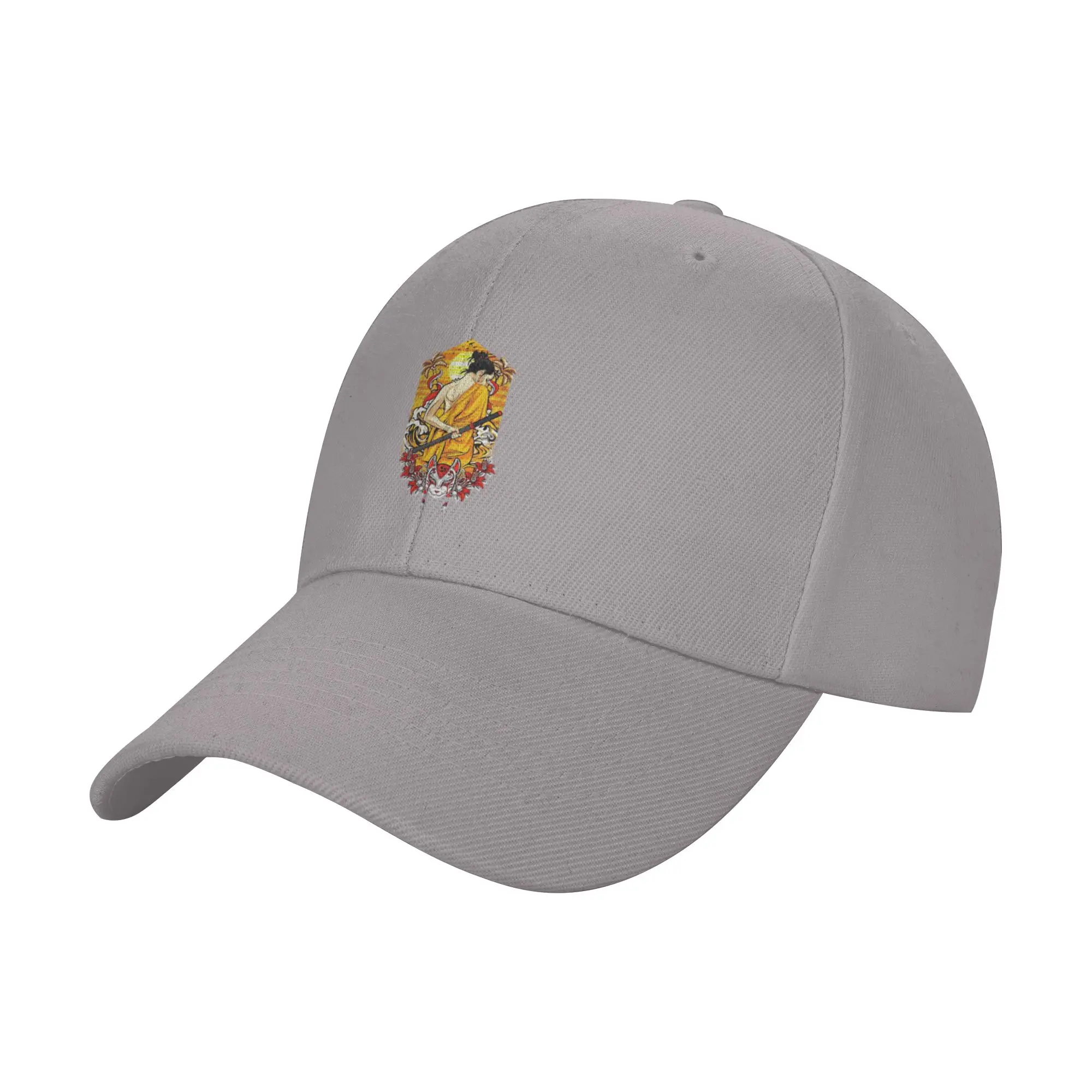 Hot Sale Samurai lady Baseball Cap  Graphic Summer Woman Cap  Outdoor Concert Summer Woman Cap