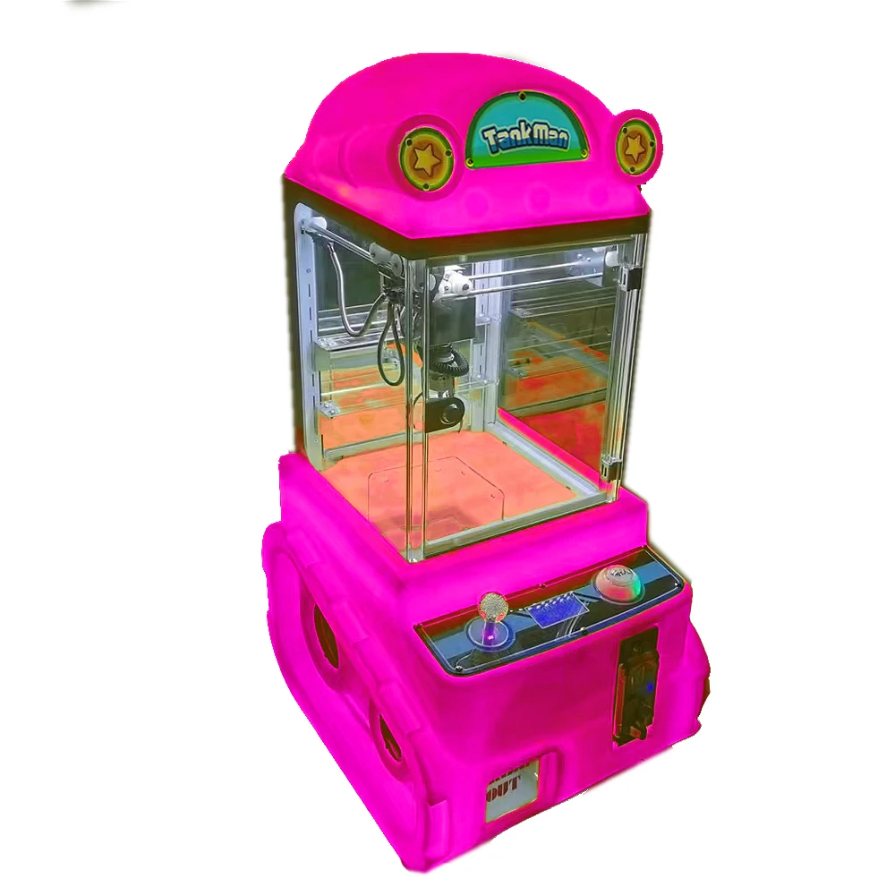 Mini Vewlix Arcade Cabinet Tanks Man Small Catcher Toys Coin Operated Crane Machine PCBa