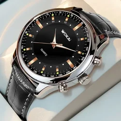 High Quality Casual Men's Belt Quartz Watch Classic Retro Roman Simple Style Business Male Student Relogio Masculino Reloj