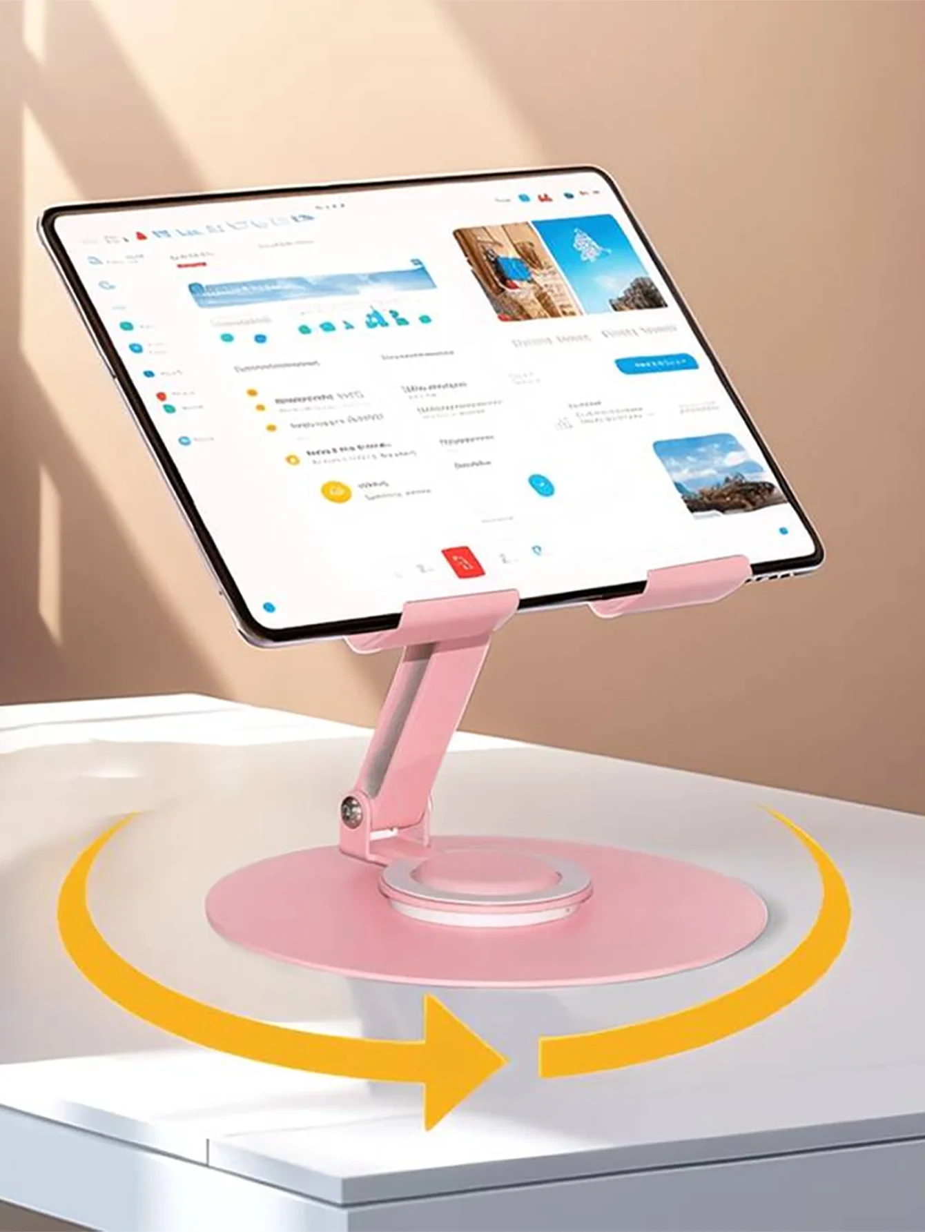 Tablet Accessories For Kids - 360 ° 회전 가능한 금속 접이식