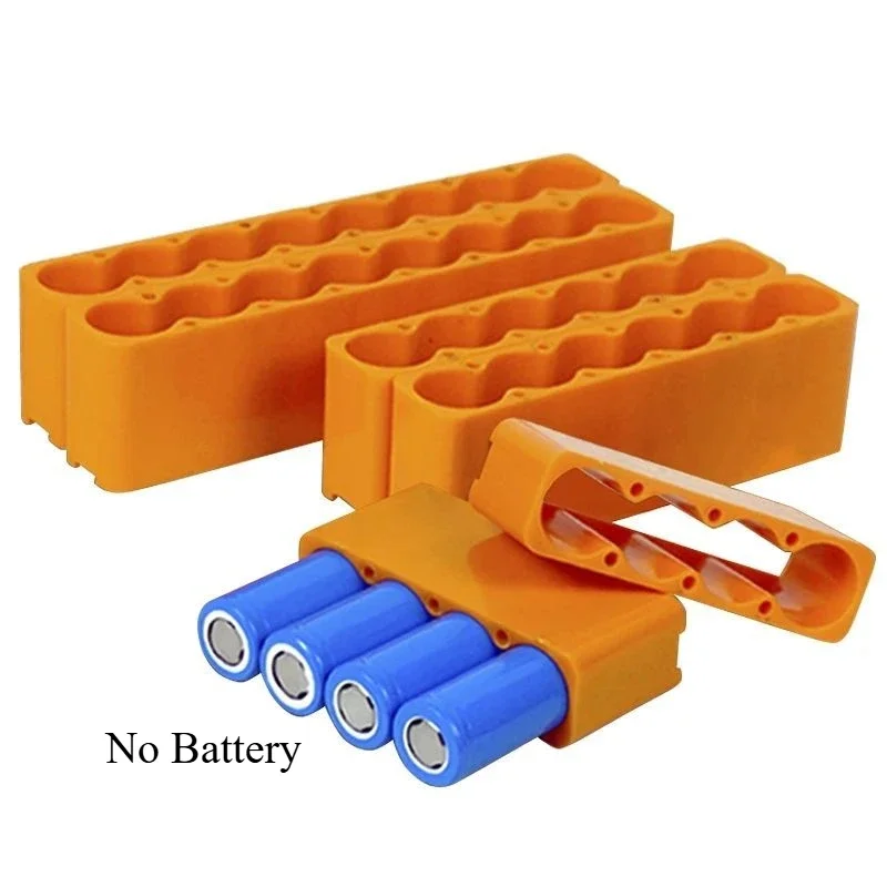 18650Battery Pack Fixture For Spot Welder Single Row Double Sided Spot Welding Plastic Fixed Fixture Battery Pack Soldering Tool