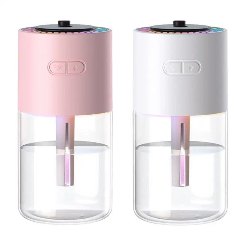 Desktop Humidifier 280ml Mist Sprayer Desk Humidifier Portable Two Spray Modes Cool Mist Humidifiers Small Humidifier with Color