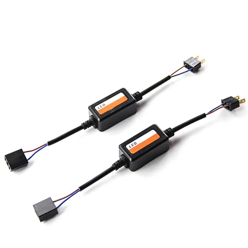 TCE 2 Pack H7 Automotive Load Resistor Error Eliminator LED Decoder Canbus Wireless Light Adapter
