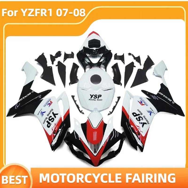 

ABS Plastic 100% Injection For 2007 2008 YZFR1 YAMAHA YZF-R1 07 08 Motorcycle Fairings Aftermarket Sportbike Repair Parts