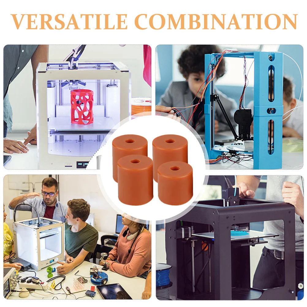 

1Set Hot Bed Leveling Column 3D Printer Heatbed Accessory Shock-Absorbing Silicone Spacer Reliable Print Platform Upgrade