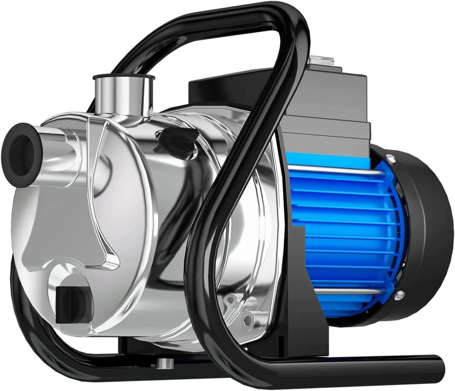 

Насос для перекачки воды 110В, для неглубоких скважин, 1.6HP, 1800GPH, электрический портативный садовый насос-повыситель давления для слива воды из бассейнов и ферм