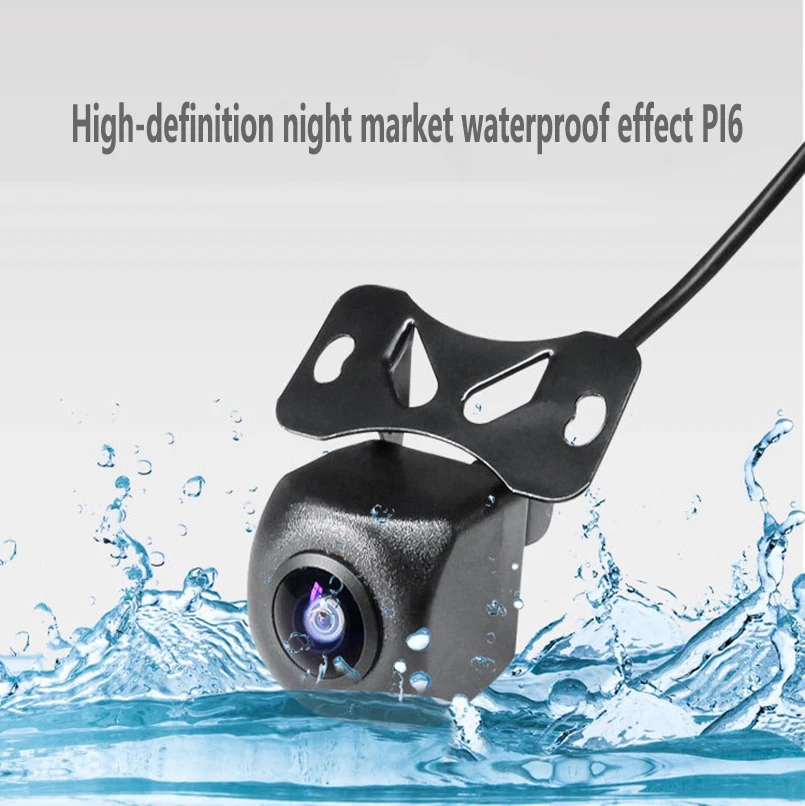 Car rearview camera night vision reversing automatic parking monitor CCD IP68 waterproof 170-degree HD image