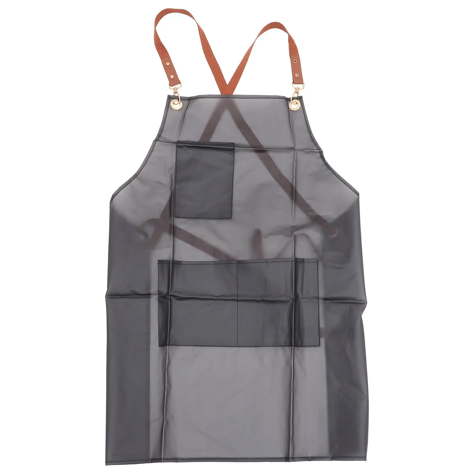 

Clear Waterproof PVC Apron Adjustable Strap for Dishwashing Cooking Hair Stylist Grooming Work Kitchen Heavy Duty Stain Oil