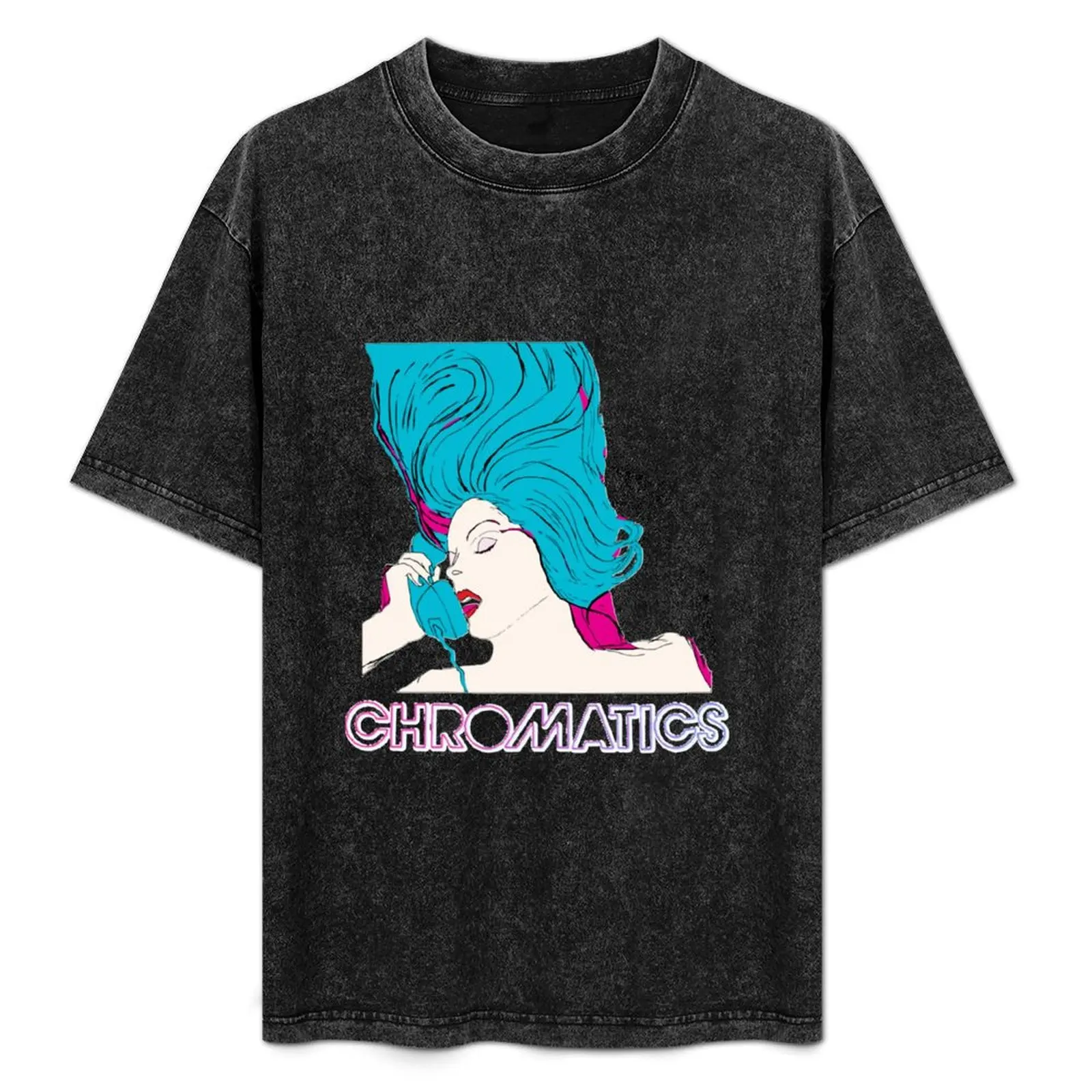 Chromatics Band T-Shirt vintage clothes graphic shirts fruit of the loom mens t shirts