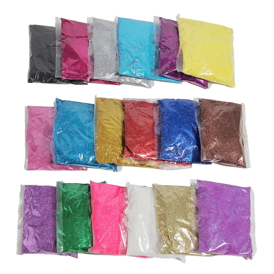 

100g Bulk Packs Extra Fine Nail Glitter Powder for Nail Art Tips Designs, Body Art, Craft Shimmering Decoration