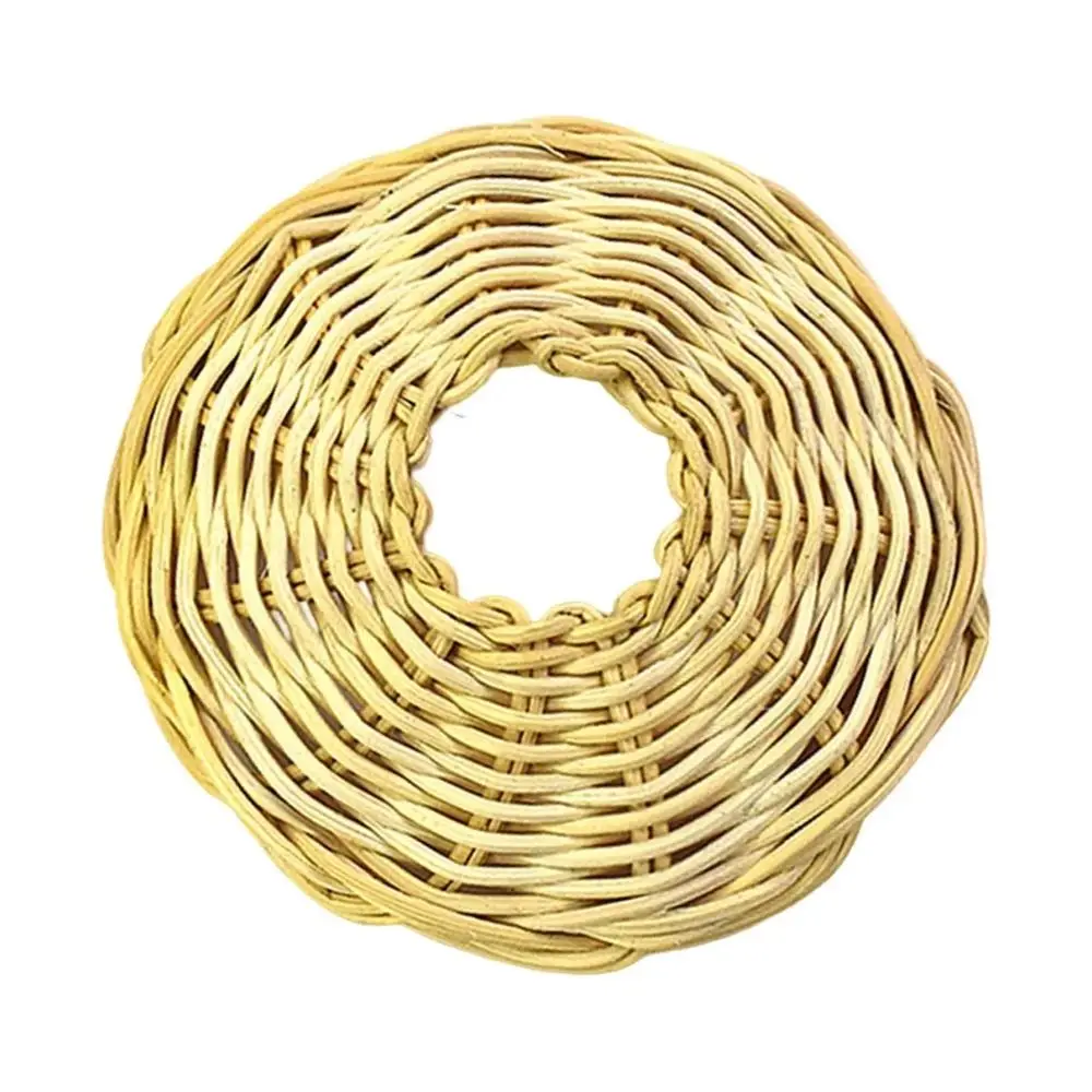 Retro Style Handwoven Rattan Lamp Shade Rustic Classic Hanging Light Cover Creative Exquisite Pendant Light Shade Bedroom