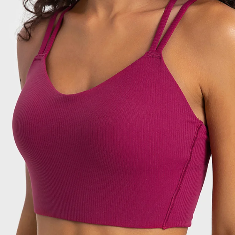 

Solid Color Yoga Tight Sports Bras For Women Women's Fitness Zipper Bra Sportswear Woman Gym Training Female Crop Tops