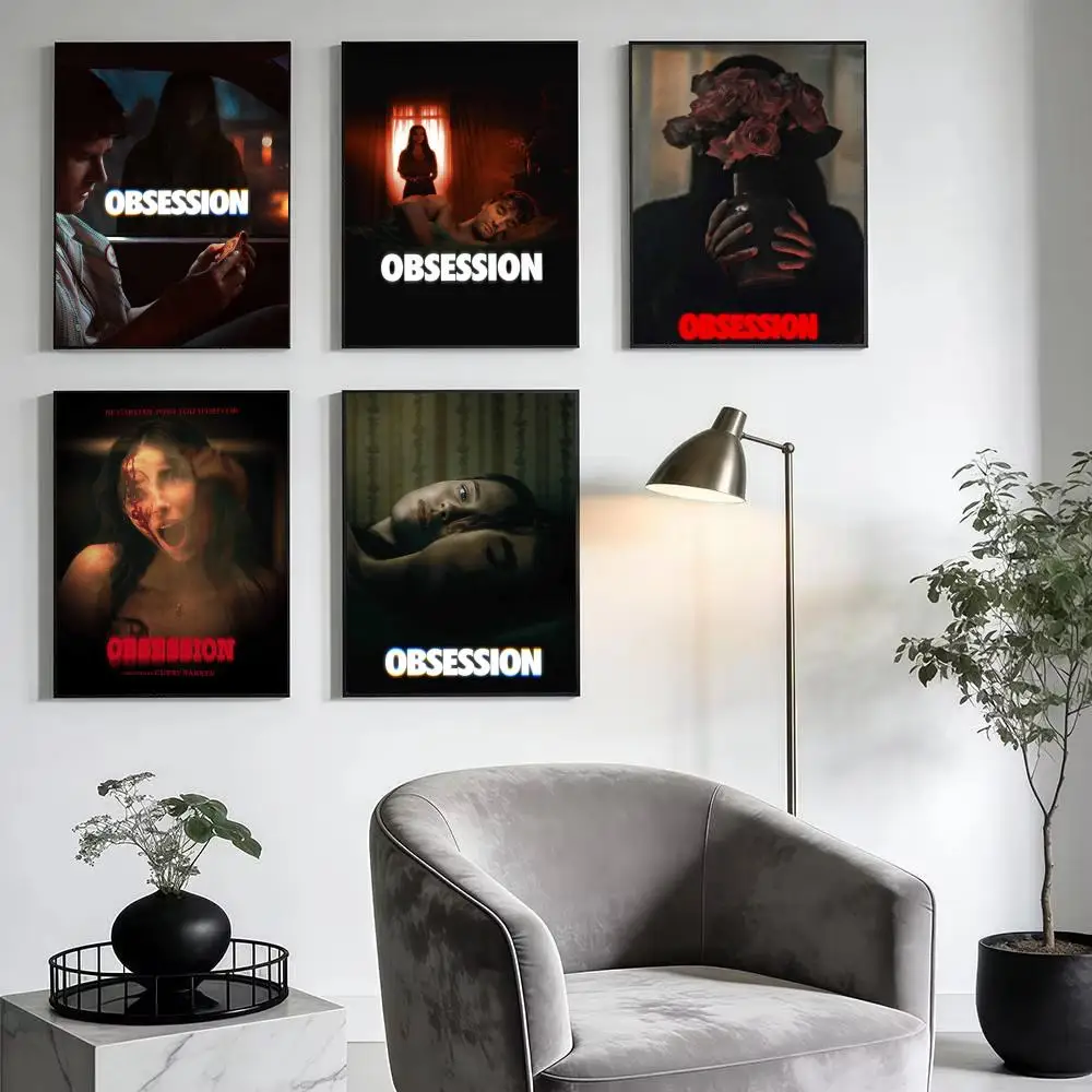 Horror Movie O-Obsession Poster Aesthetic Wall Art Print Modern Bedroom Living Room Decor Trendy Gift