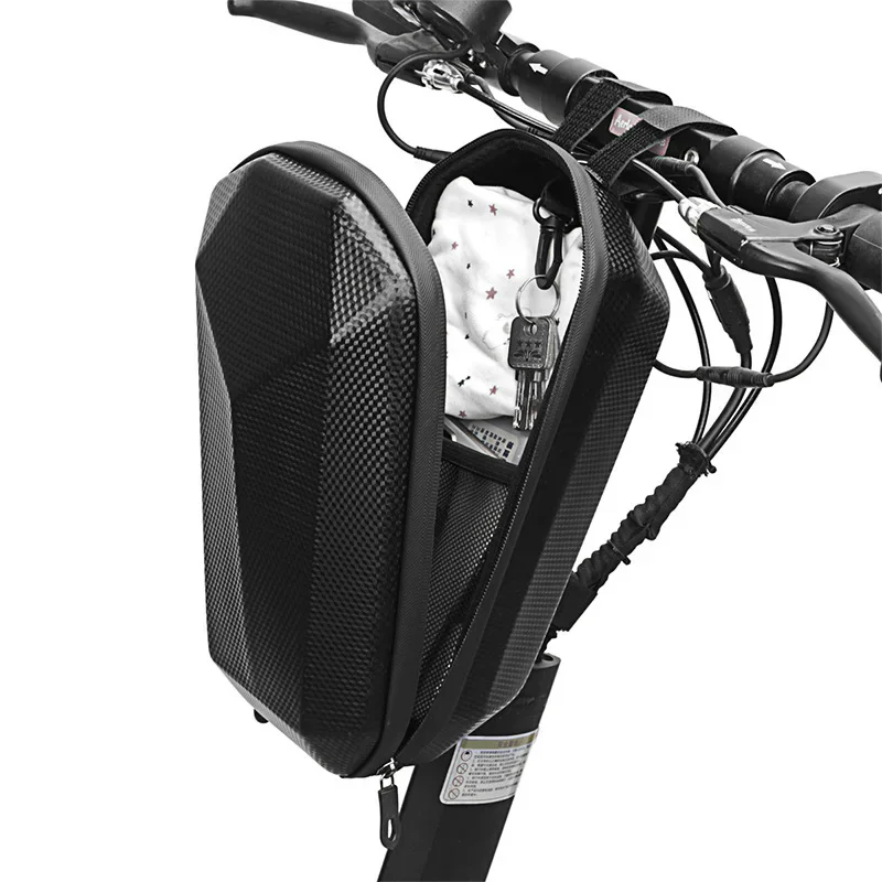 Elektroroller-Tasche, Aufbewahrungstasche für Elektrofahrräder, Lenkertasche für Roller, Aufbewahrungstasche mit großem Fassungsvermögen, wasserdichte Frontlenkertasche. – Detail 8