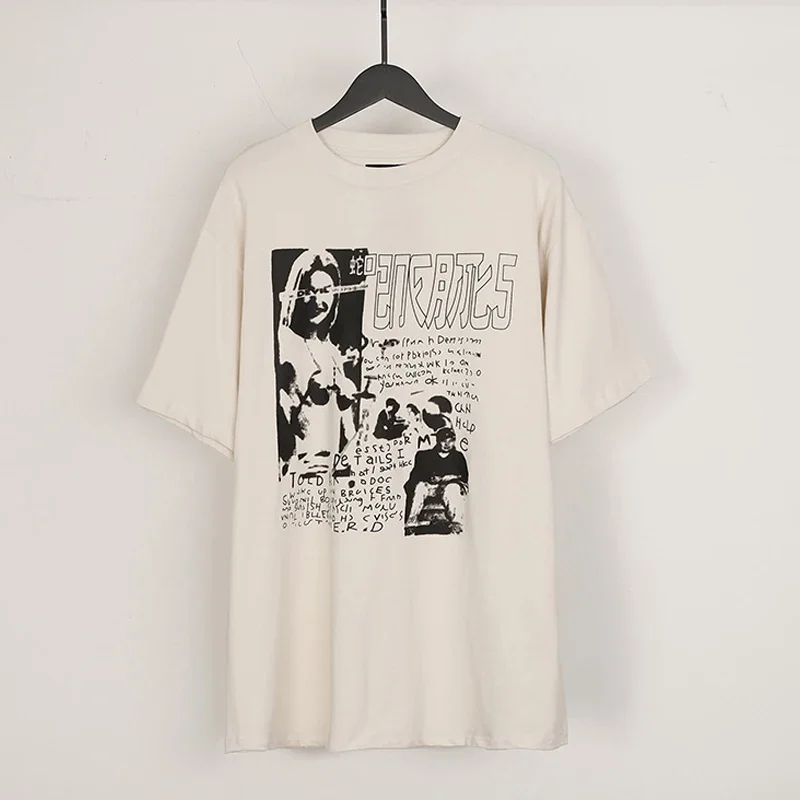 

Breathable Spring Summer Streetwear ERD Top Tees Men Woman Short Sleeve Cotton Loose Casual Versatile T-shirt