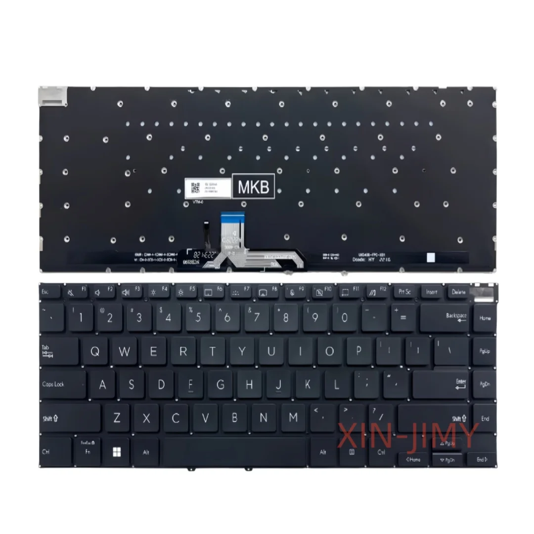 

Клавиатура для ноутбука с подсветкой (США) для ASUS Zenbook 14X UX5400 UX5400E UX5400EA UX5400EG