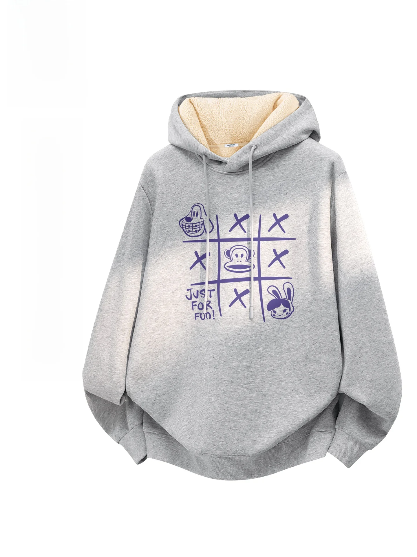 

Thiened Fce Lined Hoodie ex Winter Warm Coat eepskin Velvet Casual Sle Long Sve Zipper ket