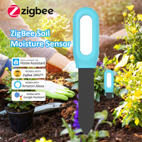 Tuya ZigBee Soil Tester Temperature and Humidity Meter Garden Plants Automation Irrigation Detector Support Home Assistant Z2M