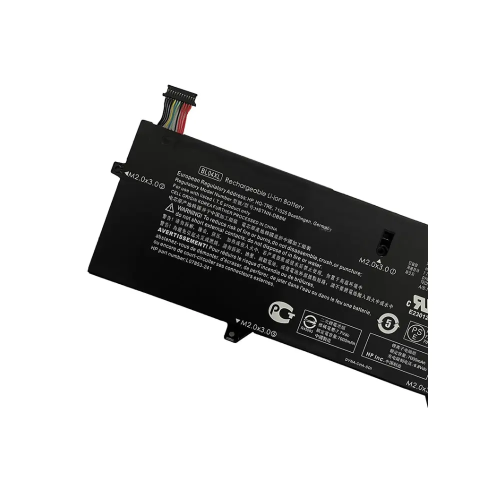 For HP EliteBook X360 1040 G5 G6, L07041-855 L07353-241 541 2C1 3SH46AV, 5DF61EA BL04XL HSTNN-DB8M UB7N Laptop Battery