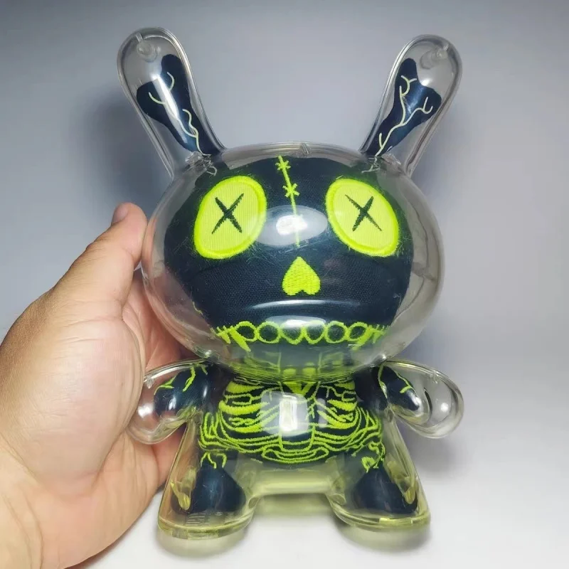 

Kidrobot Dunny Hungry Skeleton Black Glow Dark Limited Edition Anime Action Figure Charm Collectible Gift Series Ornaments