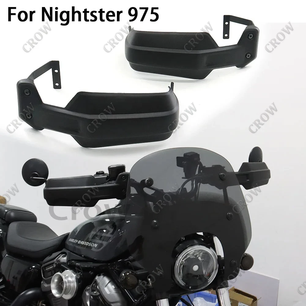 

For Harley Nightster 975 RH975 Special 2024 Handle Bar Hand Guard Handguard Brake Shell Protection Wind Shield Deflector Cover