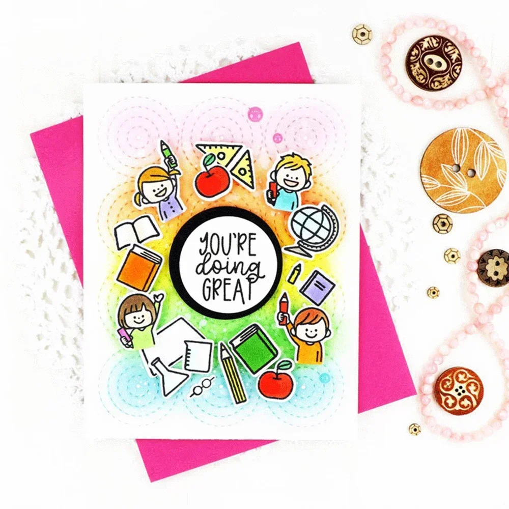 البريد الكولاج الحب ستار ندفة الثلج واضح Stamps DIY بها بنفسك الحرفية صنع بطاقة ألبوم سكرابوكينغ الديكور طوابع شفافة