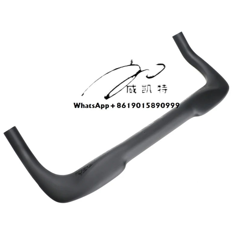 Toseek جميع ألياف الكربون مقبض الطائرة الطريق دراجة بقية المقود TT الثابتة والعتاد دراجة المقود بولهورن مقبض دورة أجزاء