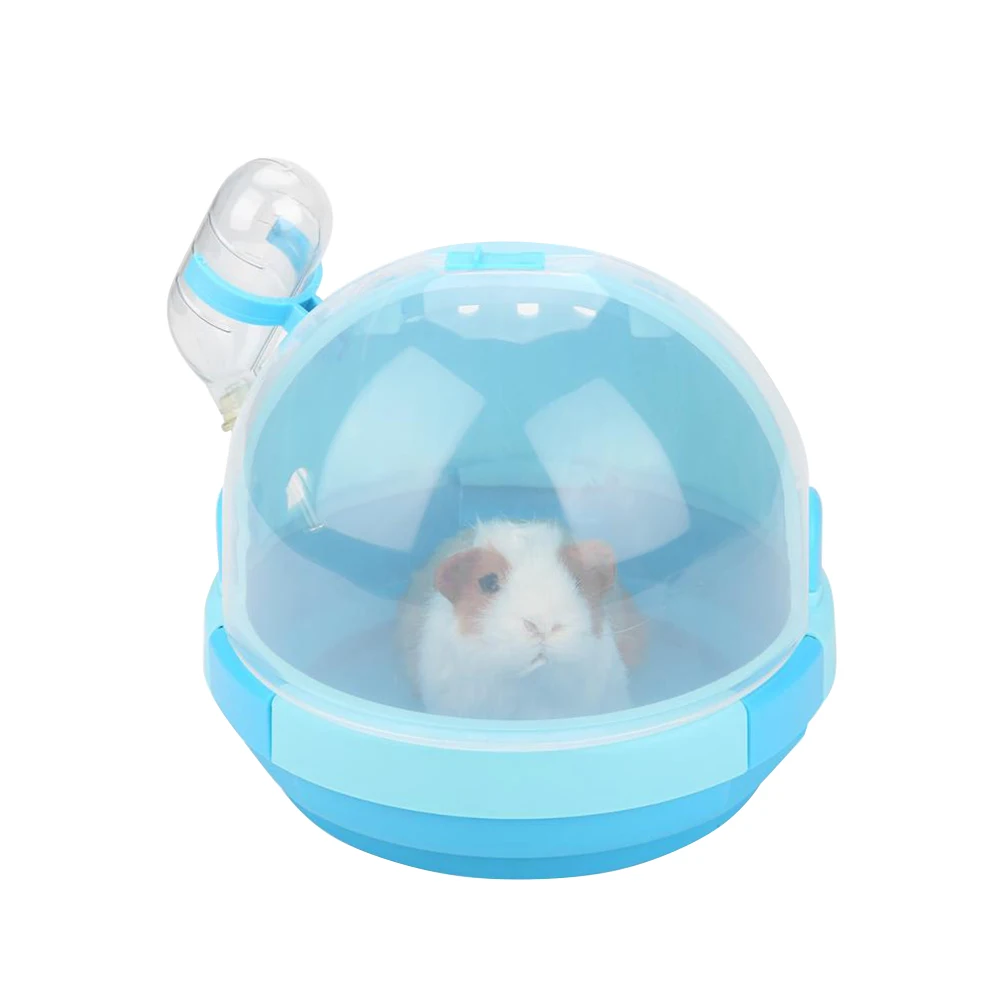 

1Pcs Sturdy Plastic Portable Carrier For Hamster And Small Pet Journeys With Handle