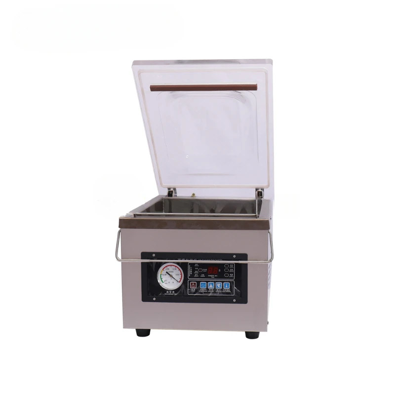 

Moonpack DZ-260T Food Vacuum Sealing Machine Aluminum Foil Automatic Plastic Sealer Bag Pouch Vegetable Meat Packing Machine