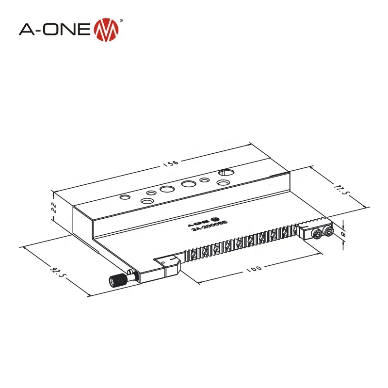 A-ONE clamp wire edm adjustable 8 mm clamp for precision cutting