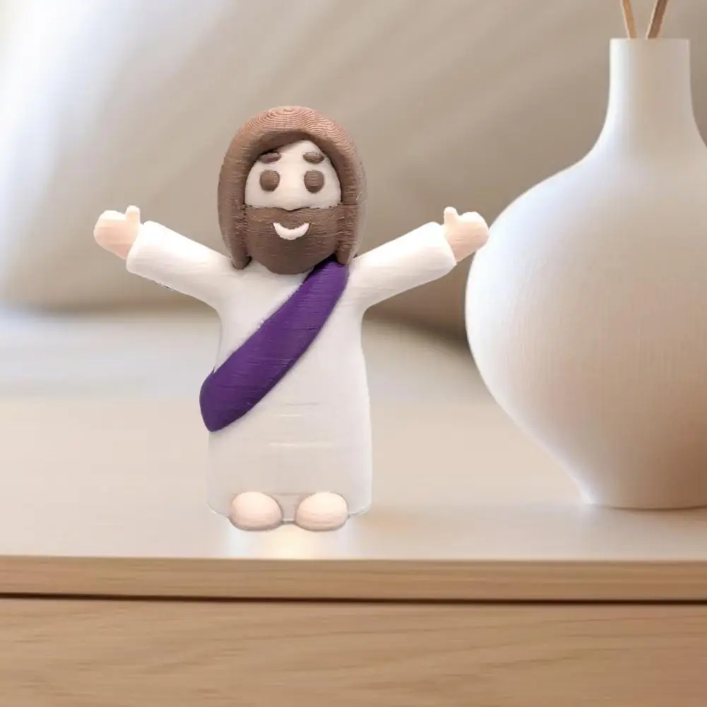 

Jesus Ornaments Sunday School Jesus Figurines Set of Mini Jesus Figurines Adorable Easter Decorations Gifts for Home for Easter