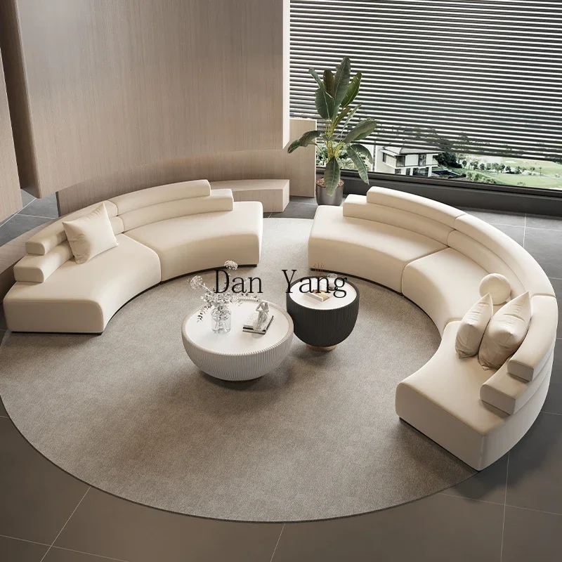 YJ semi-circular curved special-shaped sofa beauty salon office hotel lobby business rest area reception and negotiation