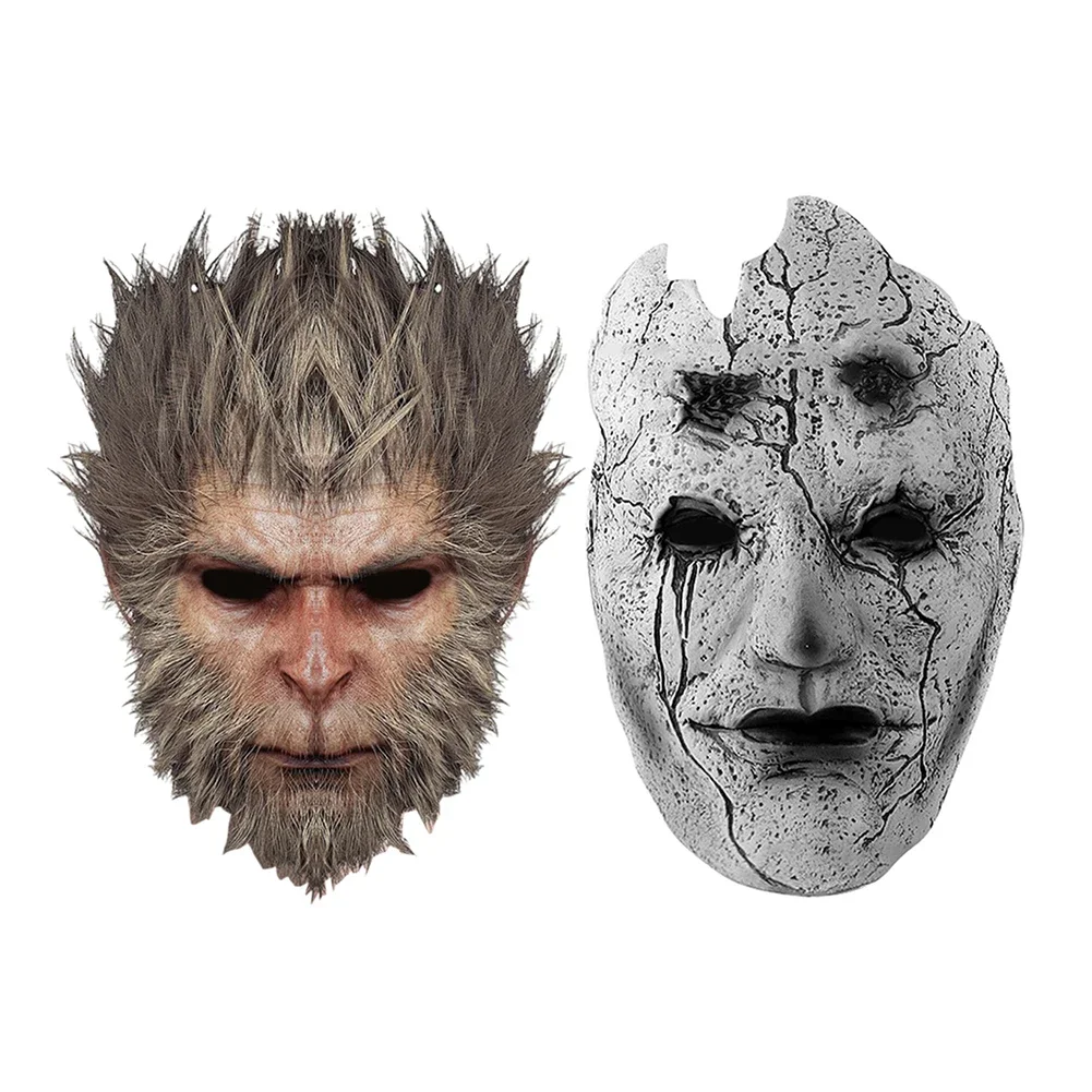 

Black Myth Wukong Cosplay Mask Headwear Game Peripherals Wukong Collection Role Play Accessories Halloween Carnival Party Props