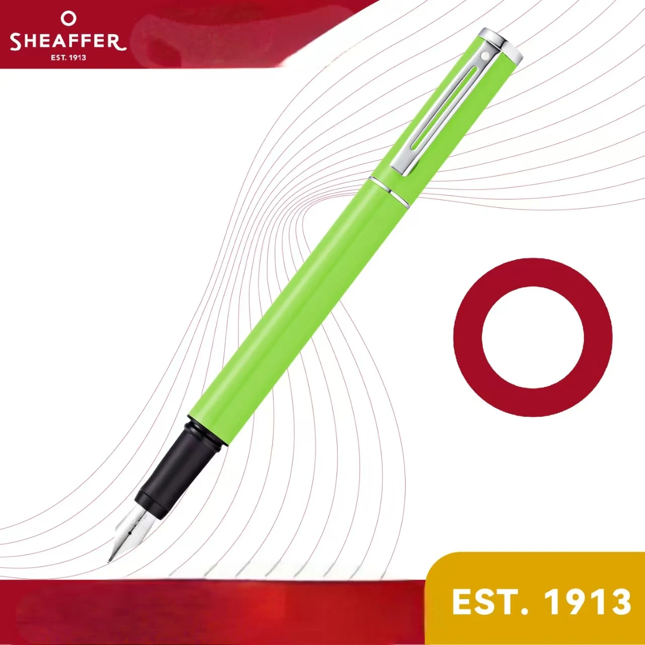 Sheaffer POP Fountain Pen Replaceable Ink Cartridge Kids Cartoon Pen Boys High Beauty Writing Pen Student Beginner