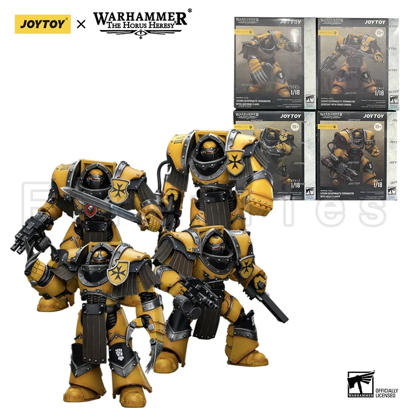 1/18 JOYTOY Action Figure The Horus Heresy 40K Warmaster Horus Lieutenant Titus Tyranids Hive Fleet Leviathan Anime Model Toy view 2