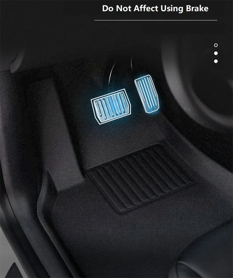 

Car Floor Mats for Tesla Model Y 2019-2022 Car Four Seasons Waterproof Non-slip Floor Mat NEW TPR Special Car Accessories Right