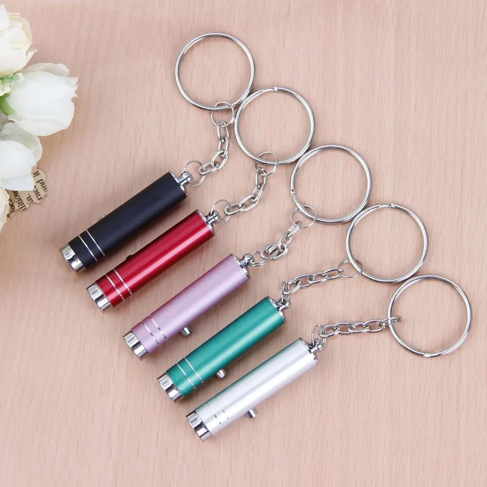 

Alloy Fluorescent Agents Money Check Detector Counterfeit Money Purple Light Keychain Lamp Flashlight UV Light LED UV Torch