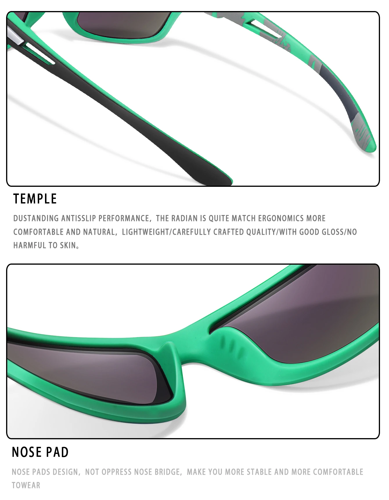Männer Frauen Polarisierte Radfahren Sonnenbrillen Im Freien Fahren Wandern Brillen Angeln Anti-glare UV400 Schutz Sonnenbrille – Detail 15