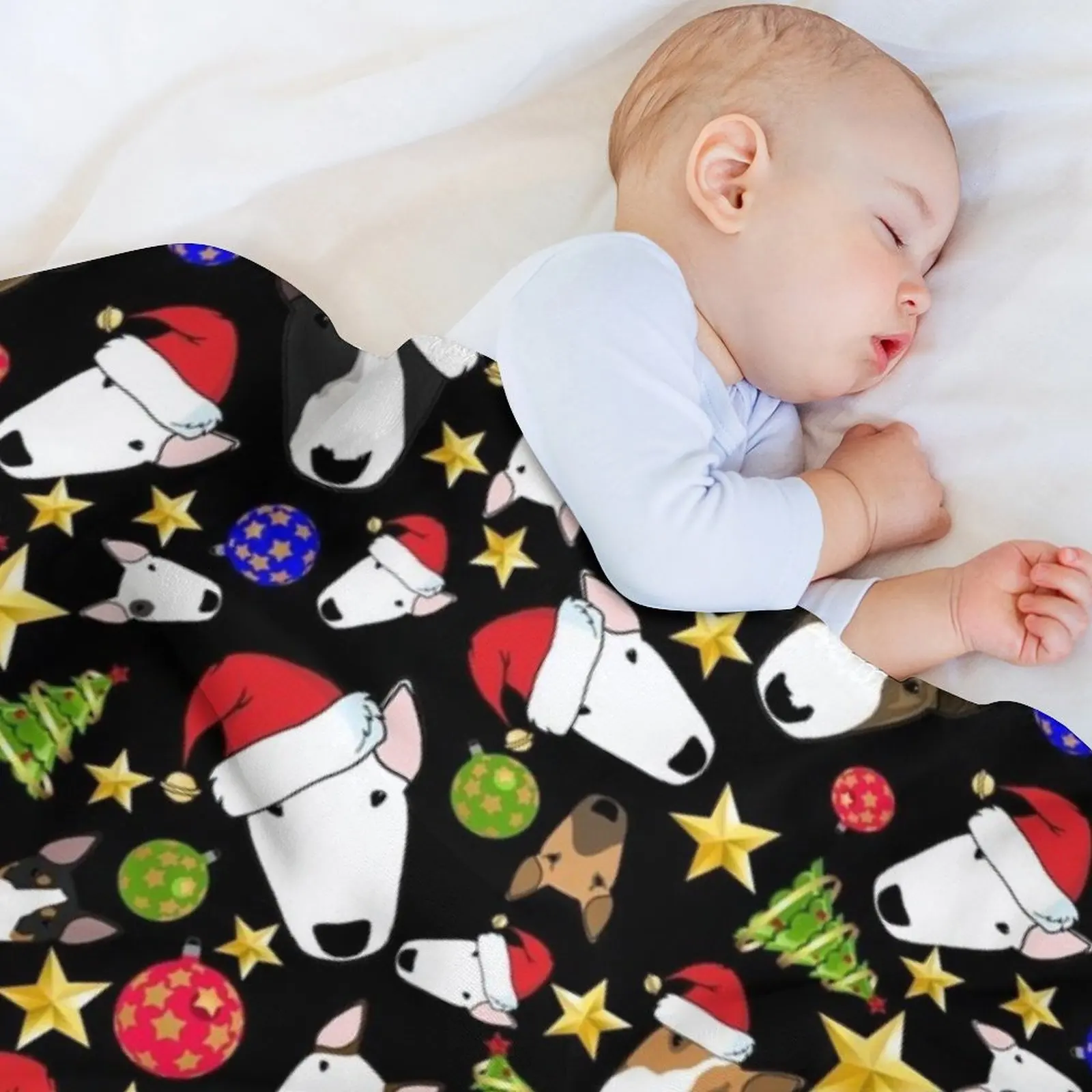 عيد الميلاد الثور جحر رمي بطانية الشاطئ القطبية نزهة لبطانيات الطفل #3