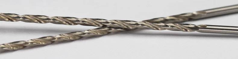 0,5–3 mm Außendurchmesser, 56/80/100/120/160/200/250/300 mm, Metall, Holz, Schnellarbeitsstahl, HSS-Spirale, gerade, extra lang, verlängerter Spiralbohrer – Detail 2