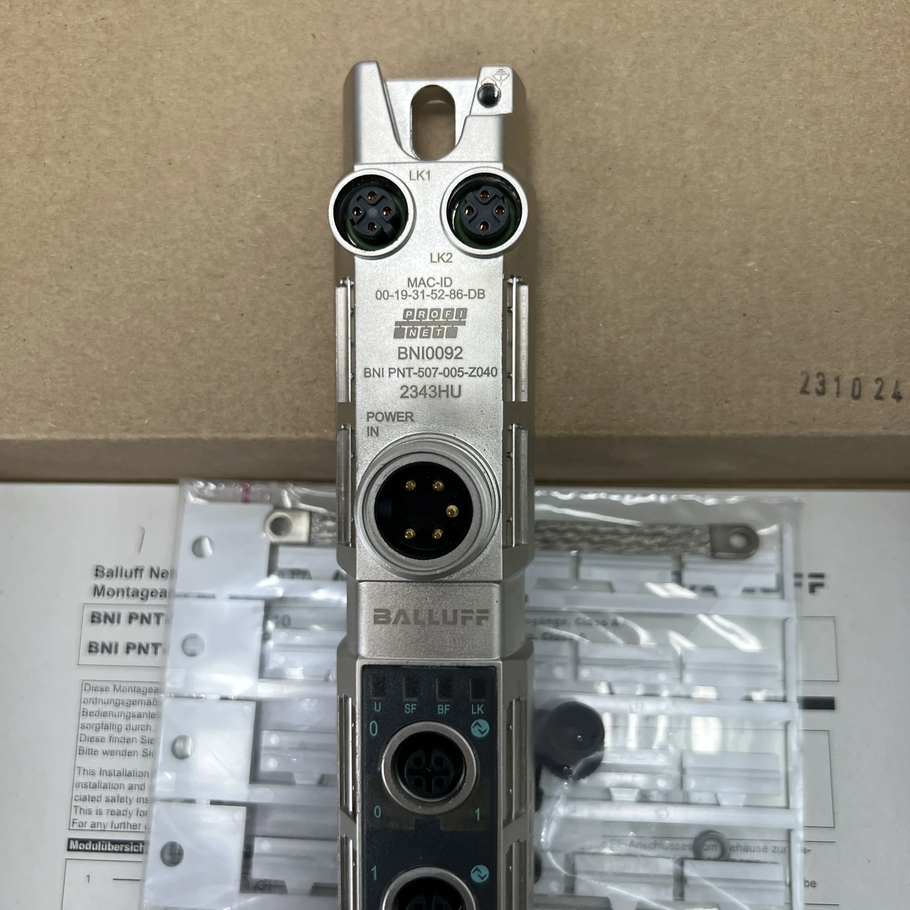 BNI0092 BNI PNT-507-005-Z015 Profibus Module