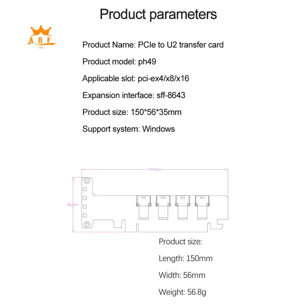 A08E-PCI-E X16 To 4… - image