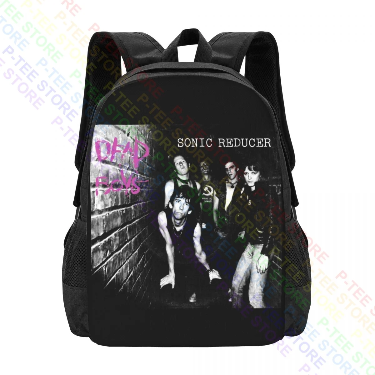 The Dead Boys The Lords Of The New Church Stiv Bators The Damned Sonic ReducerBackpack Large Capacity Softback Riding Backpack