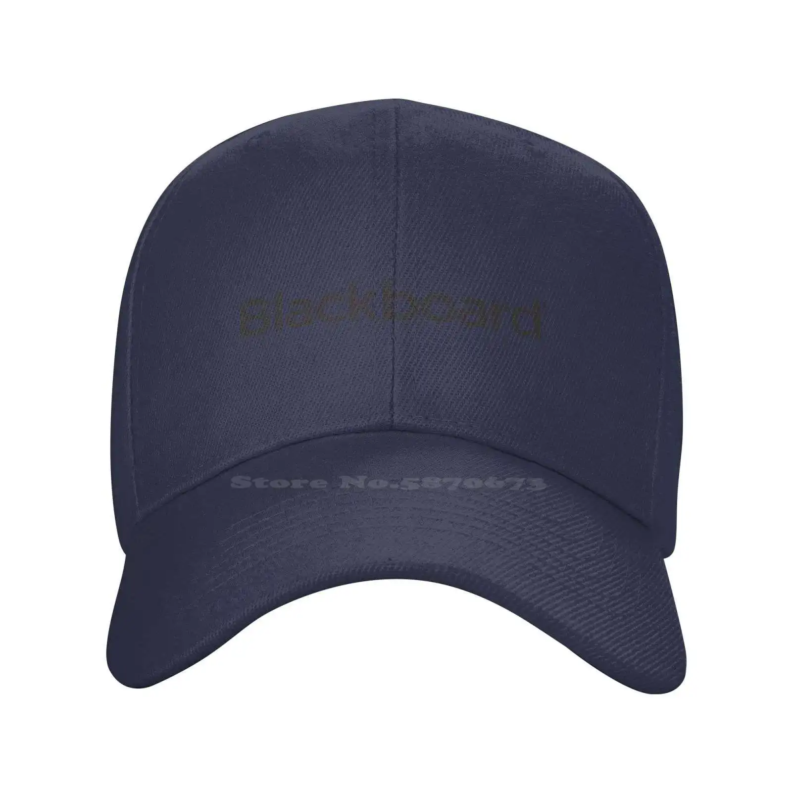 Blackboard Logo Print Graphic Casual Denim cap Knitted hat Baseball cap