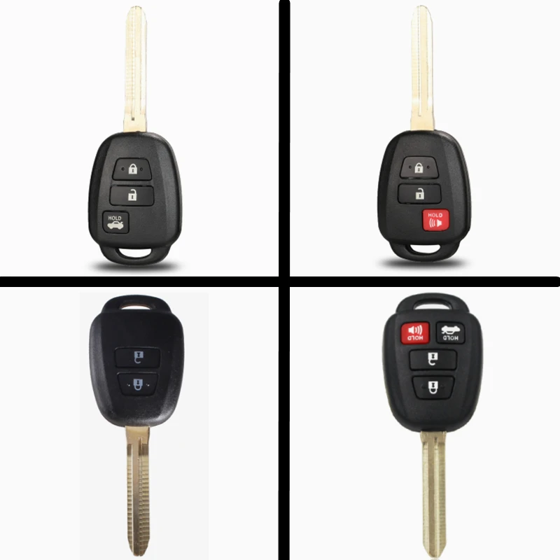 

OEM 10Pcs Replacement Case Remote Key Shell For Toyota Innova Fortuner Vios Wish Prado Camry Tundra Corolla Rav4 Highlander