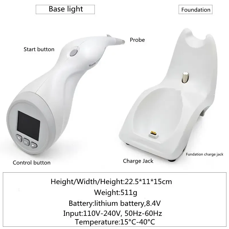 

Digital Dental Shade Guide - Photoelectric Tooth Color Comparator with 4 Colorimetric Systems for Perfect Matching