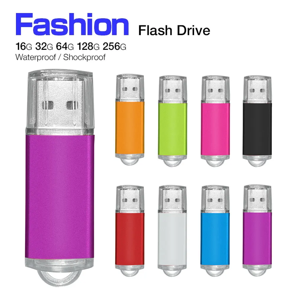 

Высокоскоростной красочный USB-накопитель 2.0 Металлический Pendrive 32 ГБ 16 ГБ 1 ГБ 64 ГБ Pen Drive Memoria Usb Фотография Подарки Диск памяти