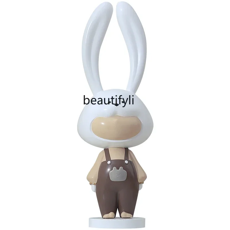 TTT Rabbit floor ornament living room TV cabinet entrance creative sculpture hotel model room  decoration handicraft customizati