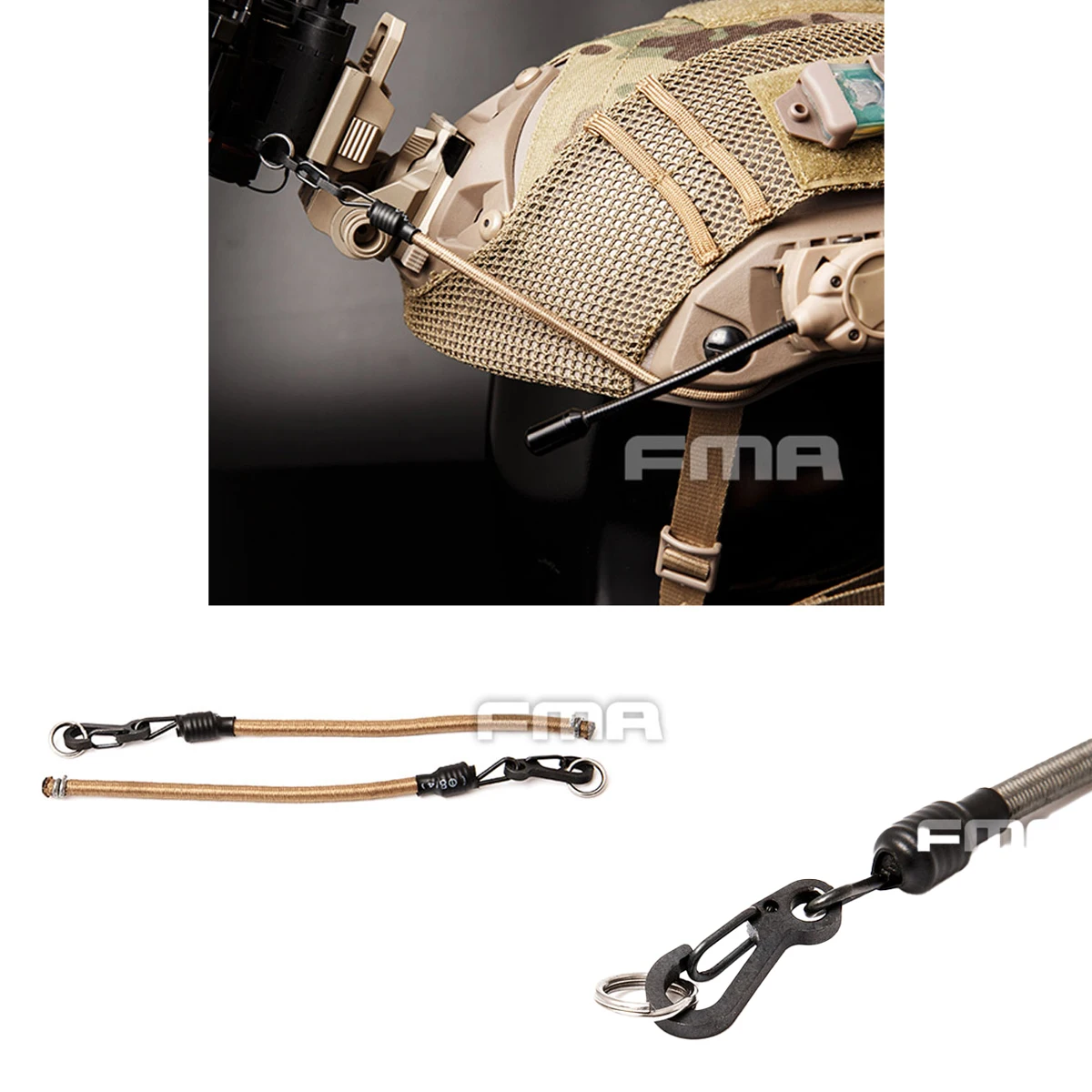 

FMA TB1252 Сменный крючок для банджи для шлема ACH Style NVG/VAS и ARC